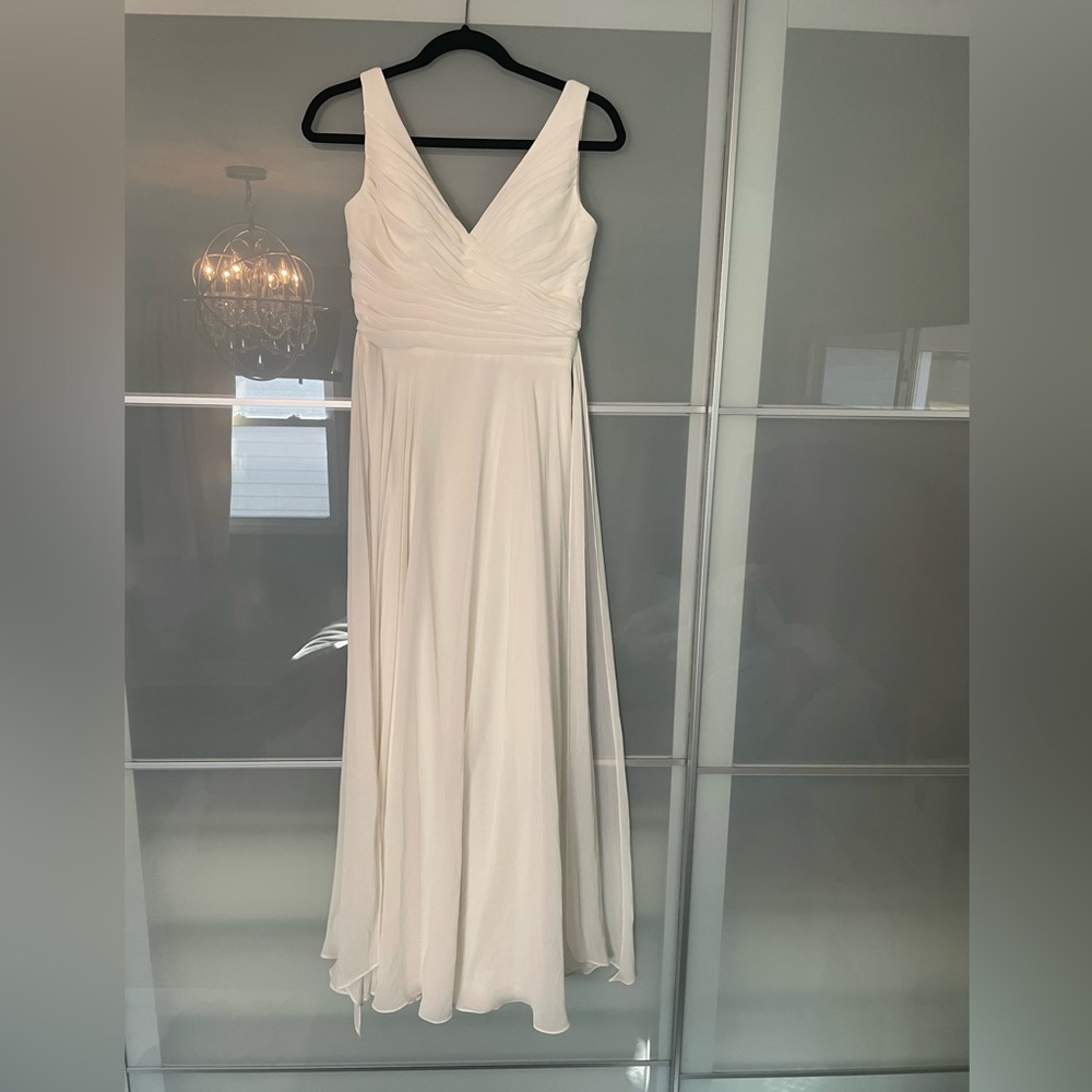 Watters & Watters Karen white dress